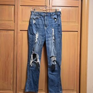 Hollister 5S Distressed Blue Jeans